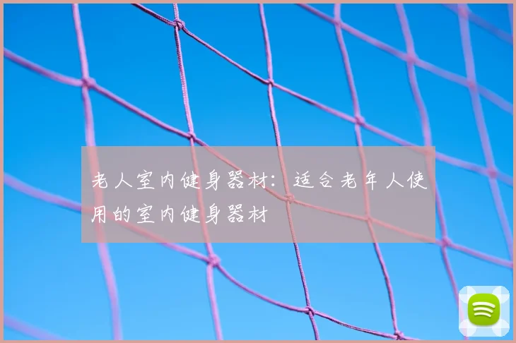 老人室内健身器材：适合老年人使用的室内健身器材